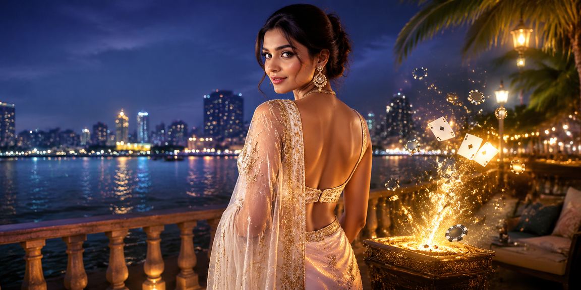 Mumbai Bandra poker game players wearing sarees